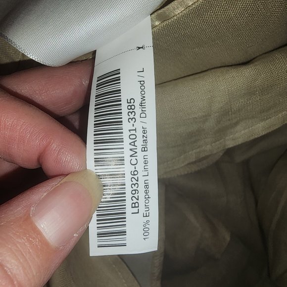 Quince Men’s 100% European Linen Blazer NWT Khaki Large - Picture 10 of 10